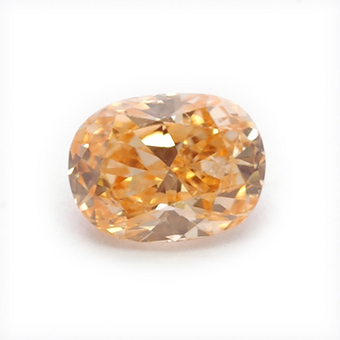 0.16 Oval Fancy Intense Orange