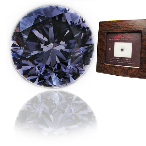 0.54 Round FANCY DEEP g. VIOLET