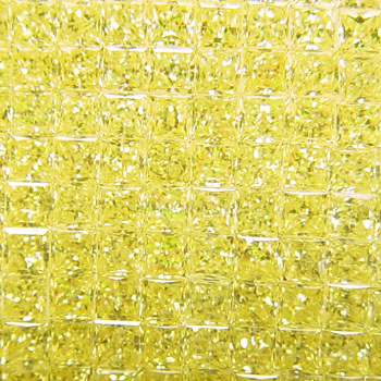 View 0 ct. Princess Cut Fancy Intense Yellow (quantities available)