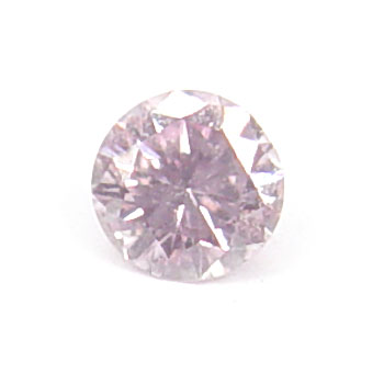 View 0.14 ct. Round Fancy Purplish Pink