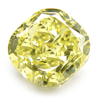 View 1.73 ct. Cushion Fancy Intense Yellow