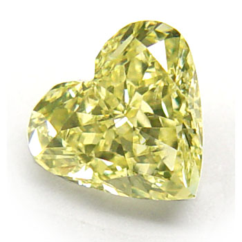 View 1 ct. Heart Shape Fancy Yellow