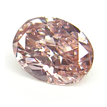 View 0.29 ct. Oval Fancy Intense o. Pink