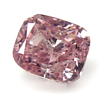 View 0.44 ct. Cushion Fancy Intense P. Pink