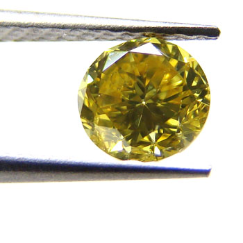 View 0.64 ct. Round Fancy Deep b. g. Yellow