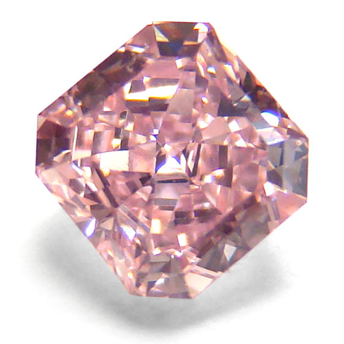 View 0.93 ct. Radiant Fancy INTENSE Pink (VVS2)