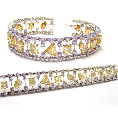 View Yellow Diamond Bracelet