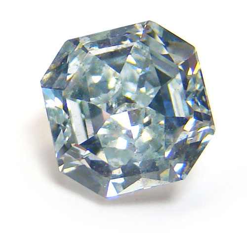 View 2.19 ct. Radiant Fancy Bluish Green