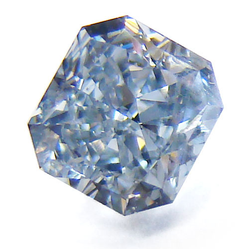 View 0.53 ct. Radiant Fancy Intense Blue