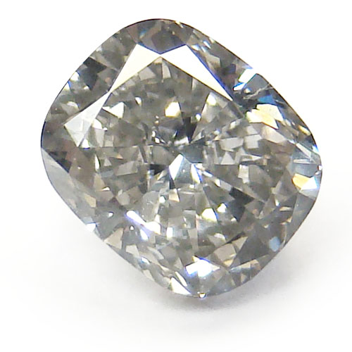 View 1.51 ct. Cushion Fancy Gray