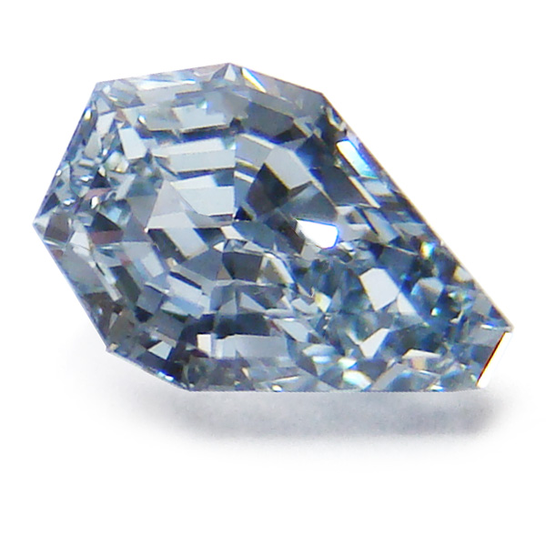 View 0.79 ct. Pear Shape Fancy Intense Blue