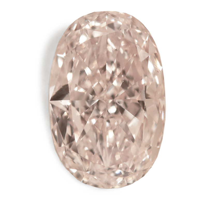 1.09 Oval Light Brown Pink