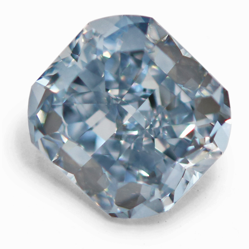 View 1.05 ct. Cushion Fancy Intense Blue (Flawless)